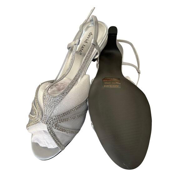 David Tate Silver Heels - Picture 5 of 5